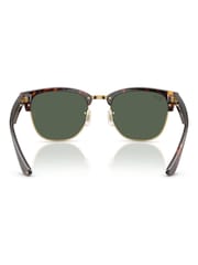 Ray Ban Clubmaster Reverse Square Brown Sunglasses - Image 4 of 6