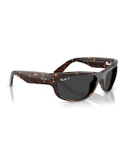 Ray Ban Mega Balorama Pillow Brown Sunglasses - Image 3 of 6