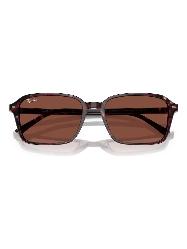 Ray Ban Purple Raimond Square Sunglasses - Image 1 of 6