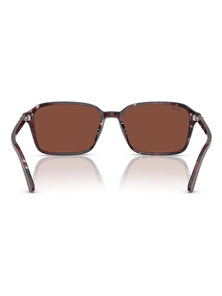 Ray Ban Purple Raimond Square Sunglasses - Image 6 of 6