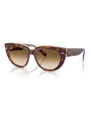 Ray Ban Doreen Square Brown Sunglasses - Image 3 of 6