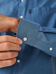 Denim Blue Regular Fit Oxford Long Sleeve Shirt - Image 5 of 8