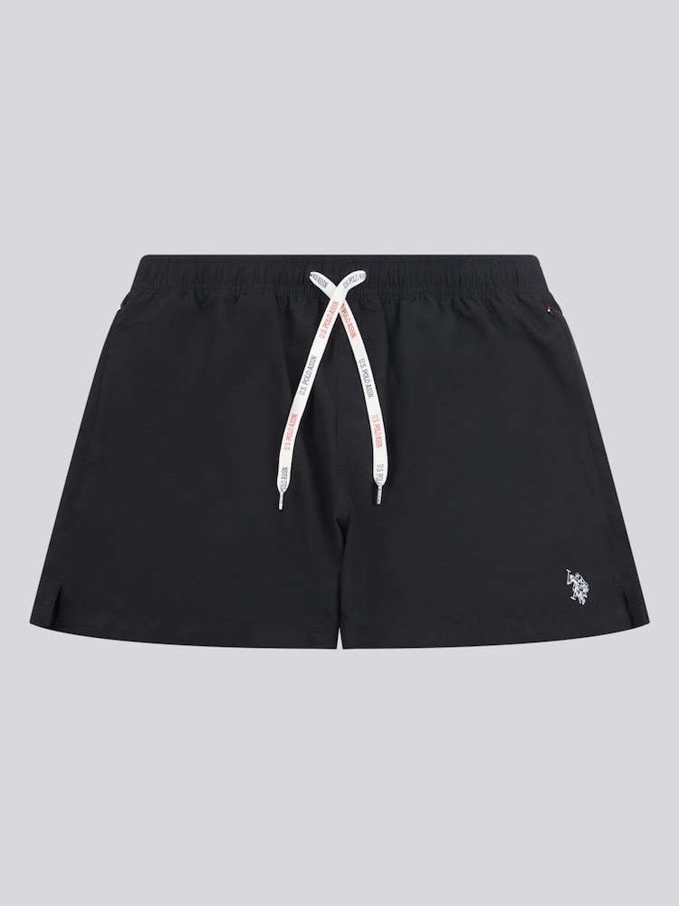 U.S. Polo Assn. Black Mens Core Swim Shorts - Image 1 of 4