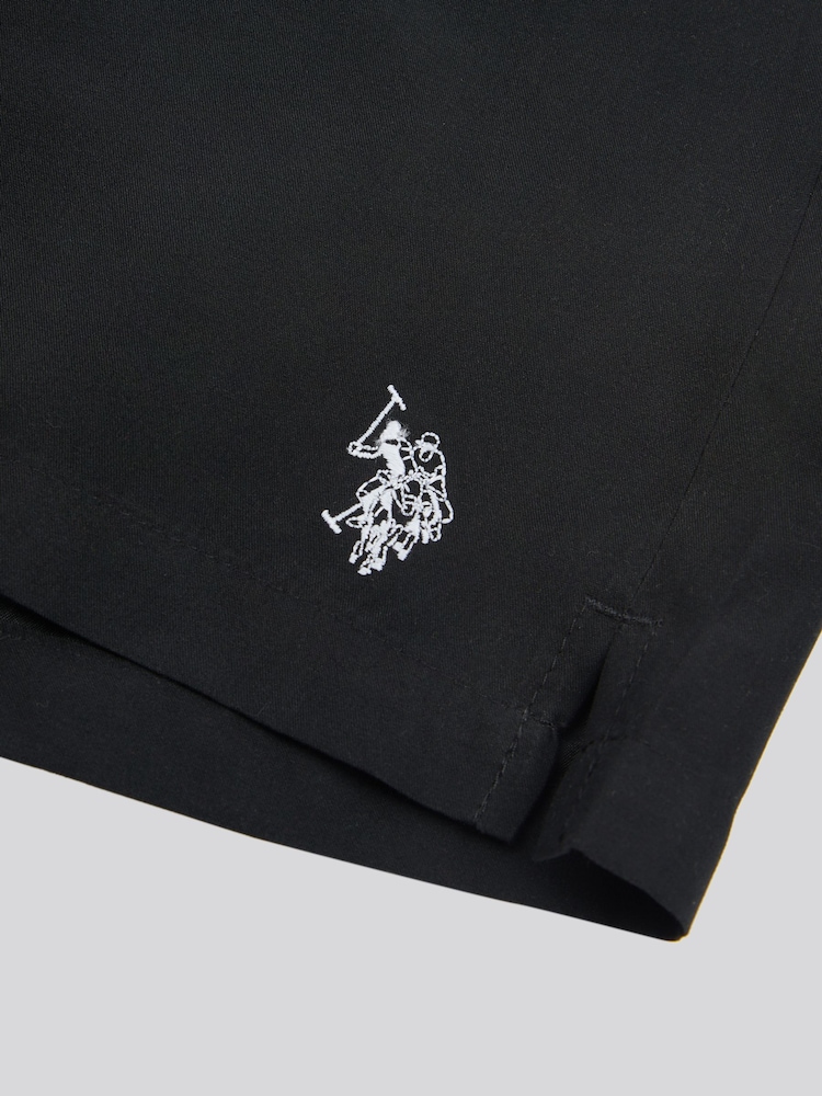 U.S. Polo Assn. Black Mens Core Swim Shorts - Image 3 of 4