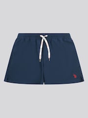 U.S. Polo Assn. Blue Dark Mens Core Swim Shorts - Image 1 of 4