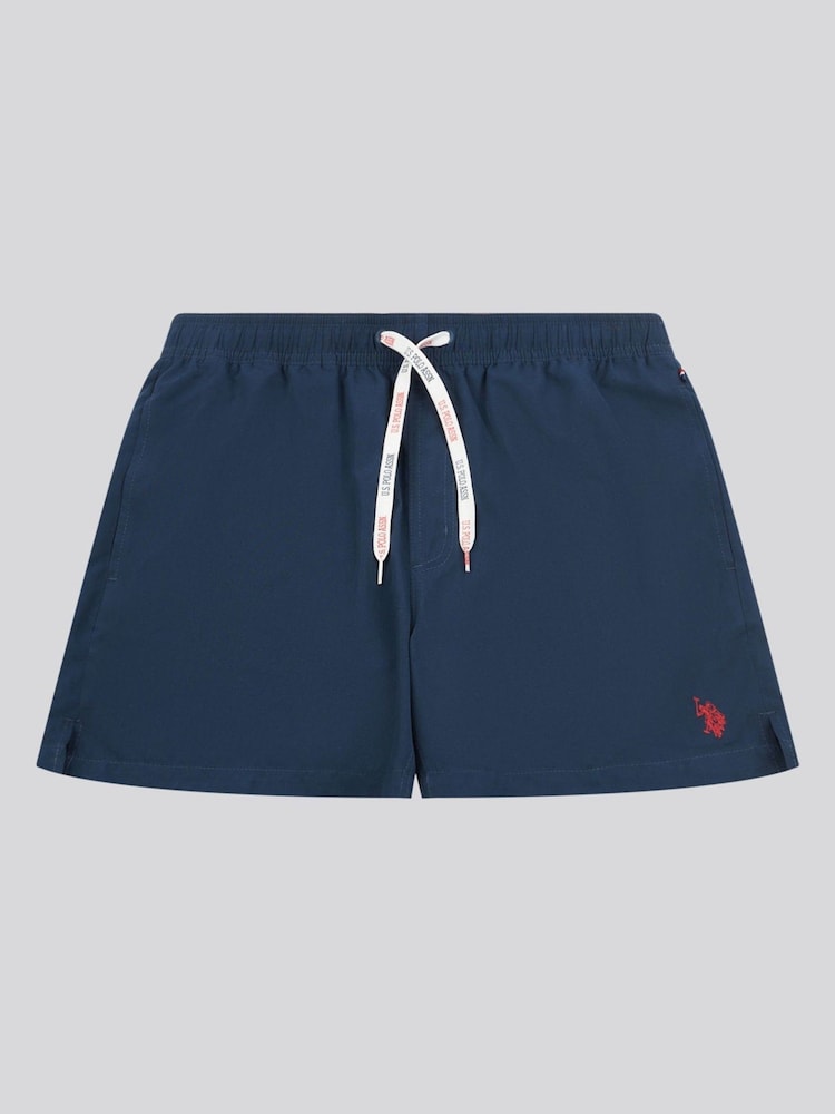 U.S. Polo Assn. Blue Dark Mens Core Swim Shorts - Image 1 of 4 U.S. Polo Assn. Blue Dark Mens Core Swim Shorts - Image 1 of 4
