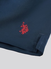 U.S. Polo Assn. Blue Dark Mens Core Swim Shorts - Image 3 of 4