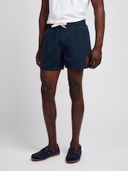 U.S. Polo Assn. Blue Mens Player 3 Swim Shorts - Image 1 of 5