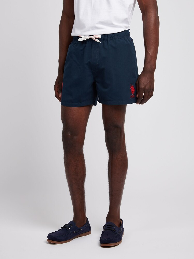 U.S. Polo Assn. Blue Mens Player 3 Swim Shorts - Image 1 of 5