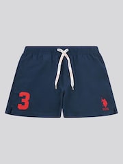 U.S. Polo Assn. Blue Mens Player 3 Swim Shorts - Image 5 of 5