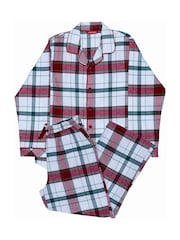 Cyberjammies Red Minijammies Long Sleeve Check 100% Cotton Pyjamas Set - Image 3 of 4