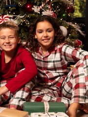 Cyberjammies Red Minijammies Long Sleeve Check 100% Cotton Pyjamas Set - Image 4 of 4