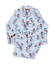Cyberjammies Red Minijammies Printed Jersey Long Sleeve Pyjamas Set - Image 3 of 4