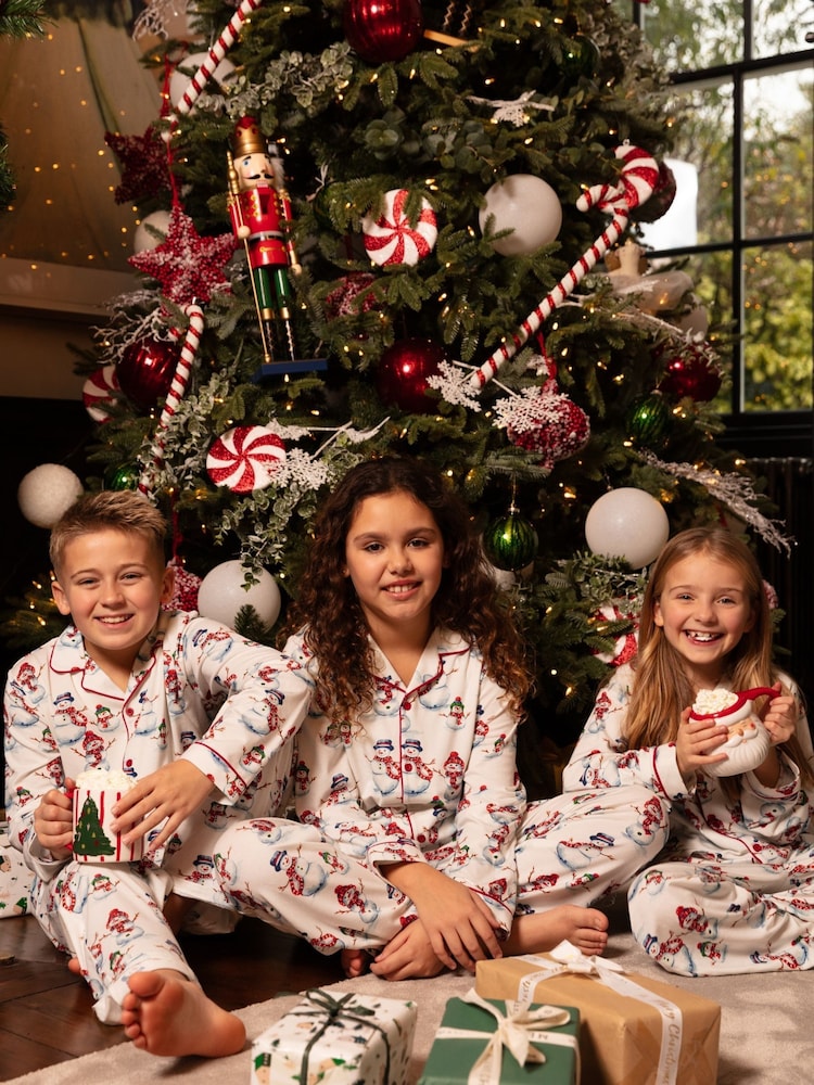 Cyberjammies Red Minijammies Printed Jersey Long Sleeve Pyjamas Set - Image 4 of 4