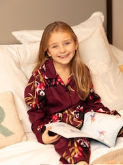 Cyberjammies Red Minijammies Printed Long Sleeve 100% Cotton Pyjamas Set - Image 2 of 4