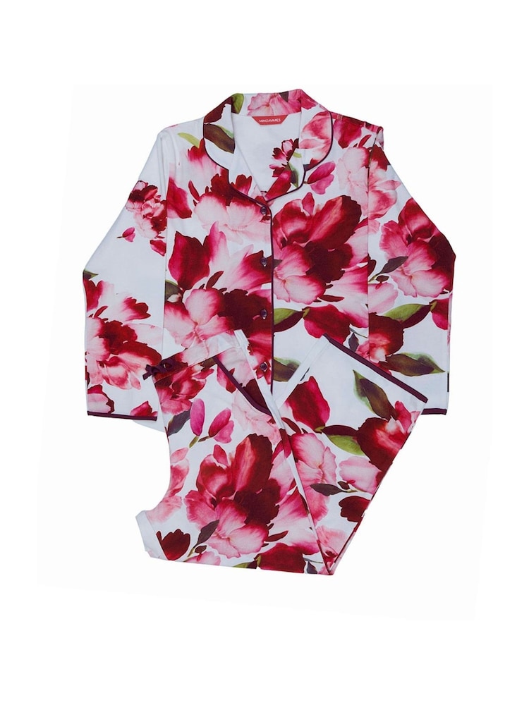 Cyberjammies Red Minijammies Printed Jersey Long Sleeve Pyjamas Set - Image 4 of 4