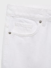 Mango White Mid-Rise 100% Cotton Straight Jeans - Image 6 of 6