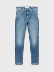Mango Blue Mid Rise Skinny Jeans - Image 6 of 7