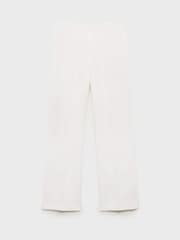 Mango Cream Straight Low Rise Suit Trousers - Image 4 of 5
