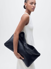 Mango White A-Line Boat Neck Fit & Flare Peplum Blouse - Image 3 of 6