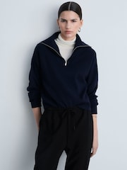 Mango Black Elasticated Waist Trousers - Image 4 of 6