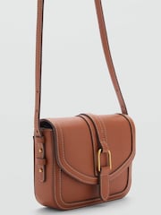 Mango Brown Buckle Shoulder Bag - Image 2 of 3