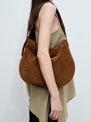 Mango Brown Sleeveless Asymmetric Top - Image 4 of 7