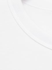 Mango White Short-Sleeved Cotton Tank Top - Image 6 of 6