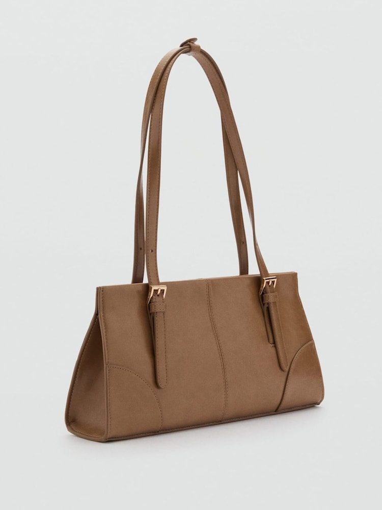 Mango Brown Shoulder Bag - Image 1 of 4