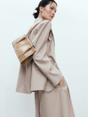Mango Brown Shoulder Bag - Image 4 of 4