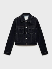 Mango Blue Denim Jacket - Image 5 of 6