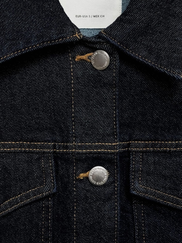 Mango Blue Denim Jacket - Image 6 of 6