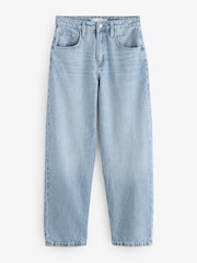 Mango Blue High Rise Balloon Jeans - Image 7 of 8