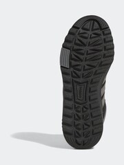 adidas Black Hoops 4.0 Mid Lace Kids Trainers - Image 7 of 9