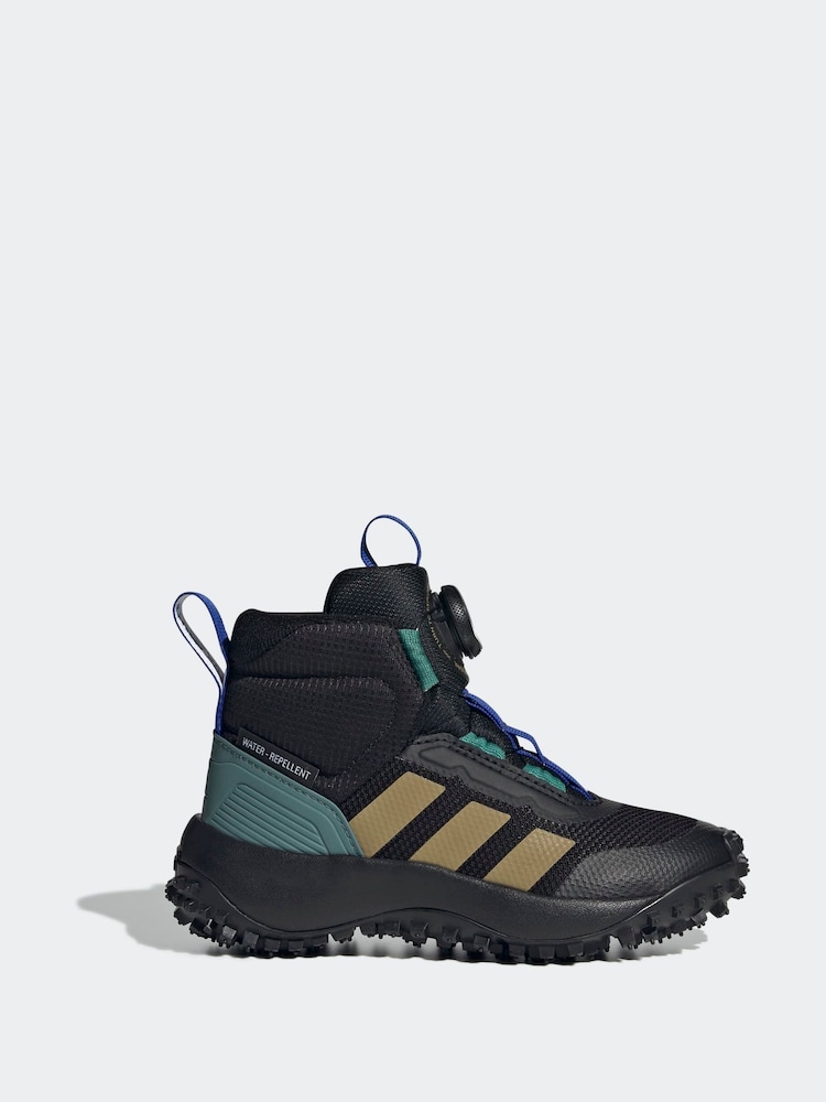 adidas Black Fortatrail Boa Cosy Fleece Lining Mid Kids Boots - Image 1 of 11 adidas Black Fortatrail Boa Cosy Fleece Lining Mid Kids Boots - Image 1 of 11
