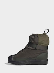 adidas Originals Green Superstar 360 Winterized Kids Boot - Image 3 of 10