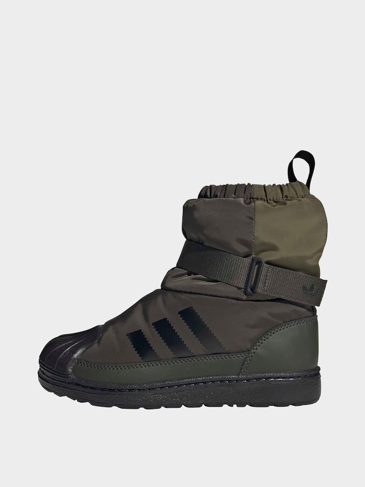 Buy adidas Originals Green Superstar 360 Winterized Kids Boot from Next USA