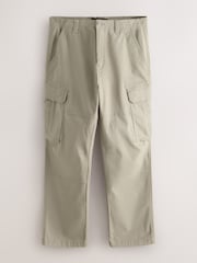 Stone Cotton Stretch Cargo Trousers - Image 1 of 7