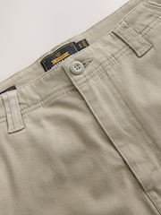 Stone Cotton Stretch Cargo Trousers - Image 2 of 7