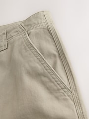 Stone Cotton Stretch Cargo Trousers - Image 3 of 7