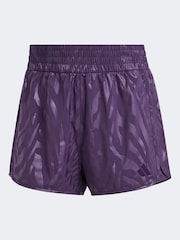 adidas Purple AOP Pacer Shorts - Image 6 of 6