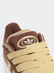 adidas Originals Brown Campus 00S Double W Trainers - Image 8 of 9