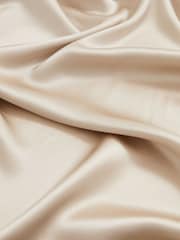 Reiss Champagne Neutral Saskia Silk Slip Maxi Skirt - Image 6 of 6