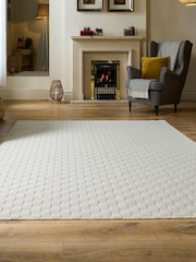 My Mat Ivory Sculptured Washable Stain Resistant Runner - Image 1 of 6