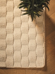 My Mat Ivory Sculptured Washable Stain Resistant Runner - Image 3 of 6