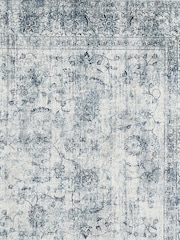 Hug Rug Navy Blue British Made Washable Vintage Imperial Rug - Image 5 of 6