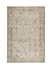 Hug Rug Natural and Green British Made Washable English Garden Rug - Image 2 of 4
