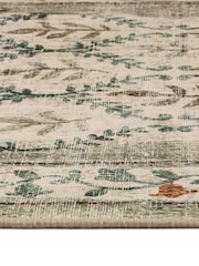 Hug Rug Natural and Green British Made Washable English Garden Rug - Image 3 of 4