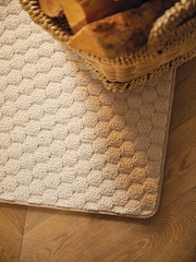 My Mat Ivory Sculptured Washable Stain Resistant Runner - Image 3 of 6