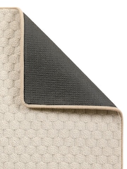 My Mat Ivory Sculptured Washable Stain Resistant Runner - Image 4 of 6